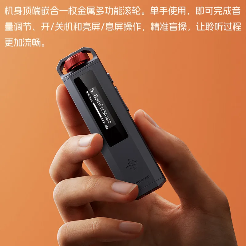 

In Stock FiiO ECHO NANO Mini Music Player Portable Lossless Mg-Al Alloy MP3 Player HiFi OLED Screen Walkman DAC DSD MP3 Gifts