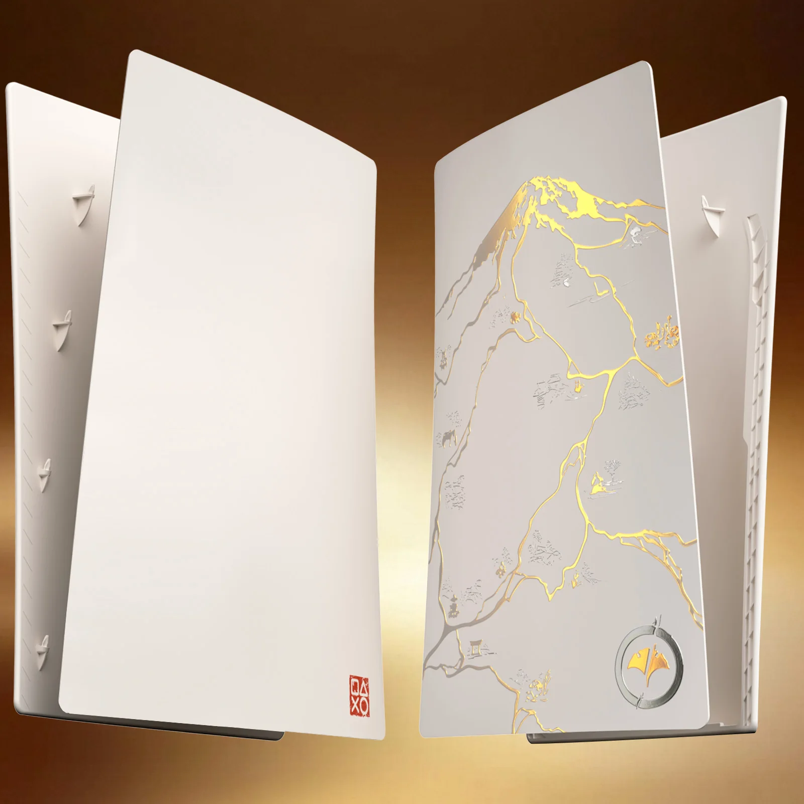 DIY Akcesoria Dekoracyjne Pokrowiec na Konsolę Ghost do PlayStation5 Digital Edition Zamiennik Obudowy Yotei do PS5 Digital — zdjęcie produktu 4