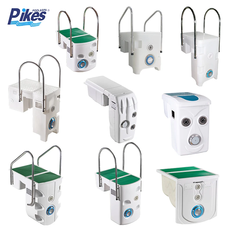 Swimming Pool Full Set Accessories Pool Pump Filter Light Skimmer Ladder Jet Main Drain Starting Block Water Mushroom Pool Kit