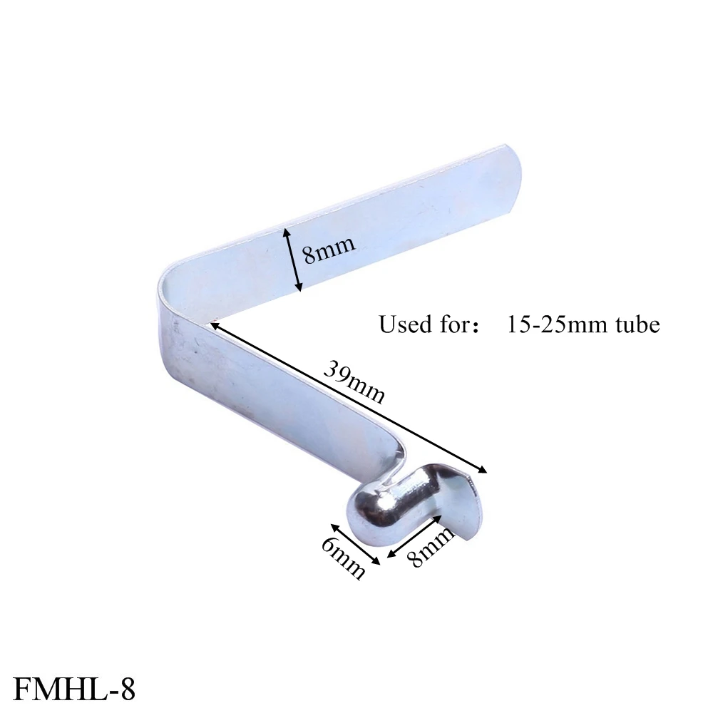 10pcs/lot V Shape Tent Pole Buckle for Quick Assembly Outdoor Telescopic Buckle Replacement Hollow Spring Snap Clip