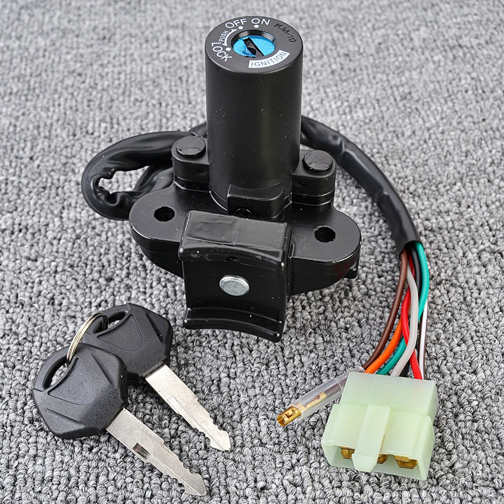 Ignition Switch with Key For Kawasaki ZR400 ZZR400 ZZR600 ZXR400 ZXR750 ZX900 NINJA ZX-9R ZX6 ZX600E ZX6R ZX600F ZX-7RR ZX-7R
