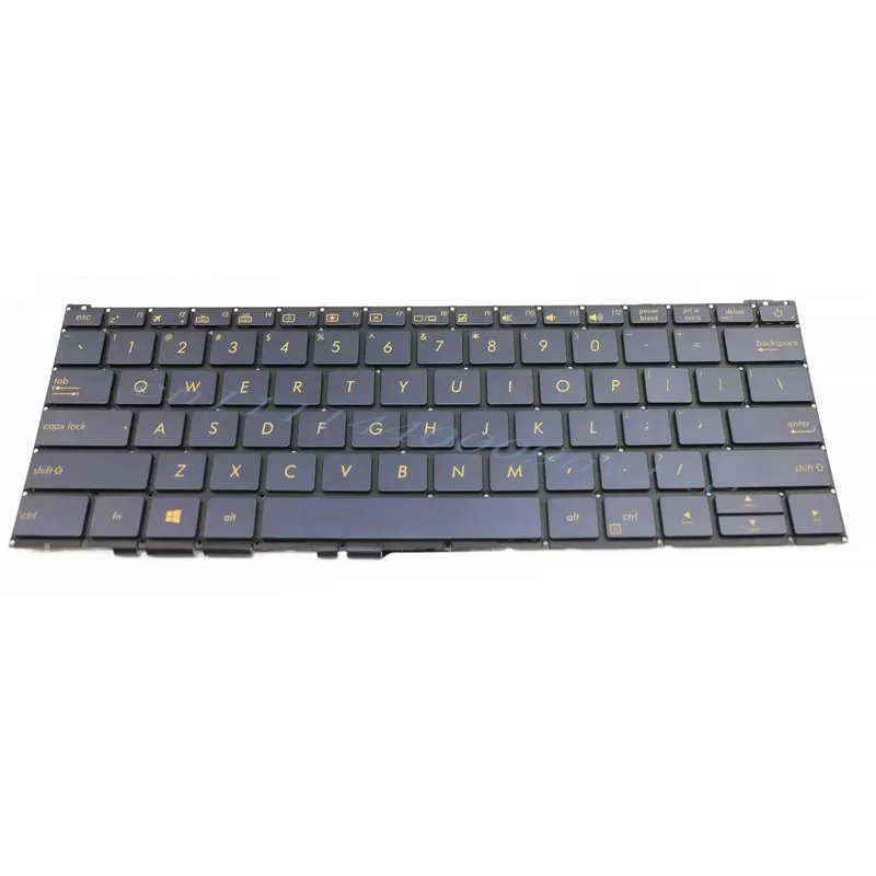 New for Asus ZenBook UX390U, UX390UA, UX390UA-DH51, UX390UA-XH74, UX390UAK Laptop Keyboard US Royal Blue with Backlight 0.3