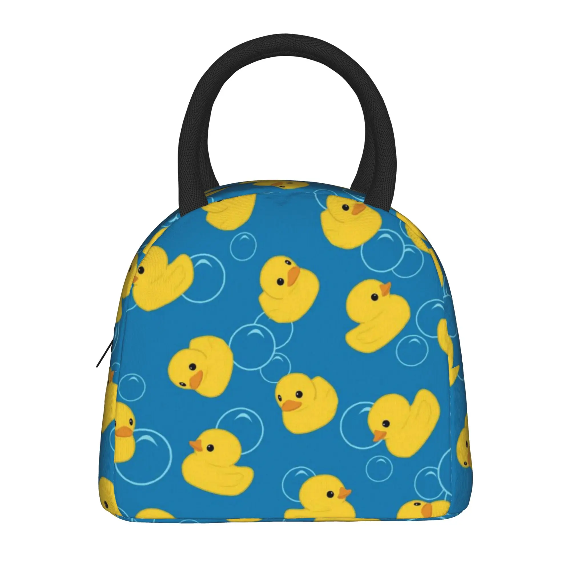 Lunch Boxes Cartoon Duck Shower  Accessories  Lunch Container Y2K Cooler Thermal Bento Box For School