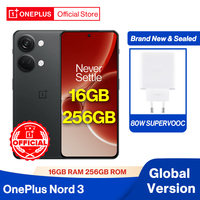 NEW OnePlus Nord 3 5G Global Version 16GB RAM MediaTek Dimensity 9000 120Hz Super Fluid AMOLED Display 80W SUPERVOOC Charge