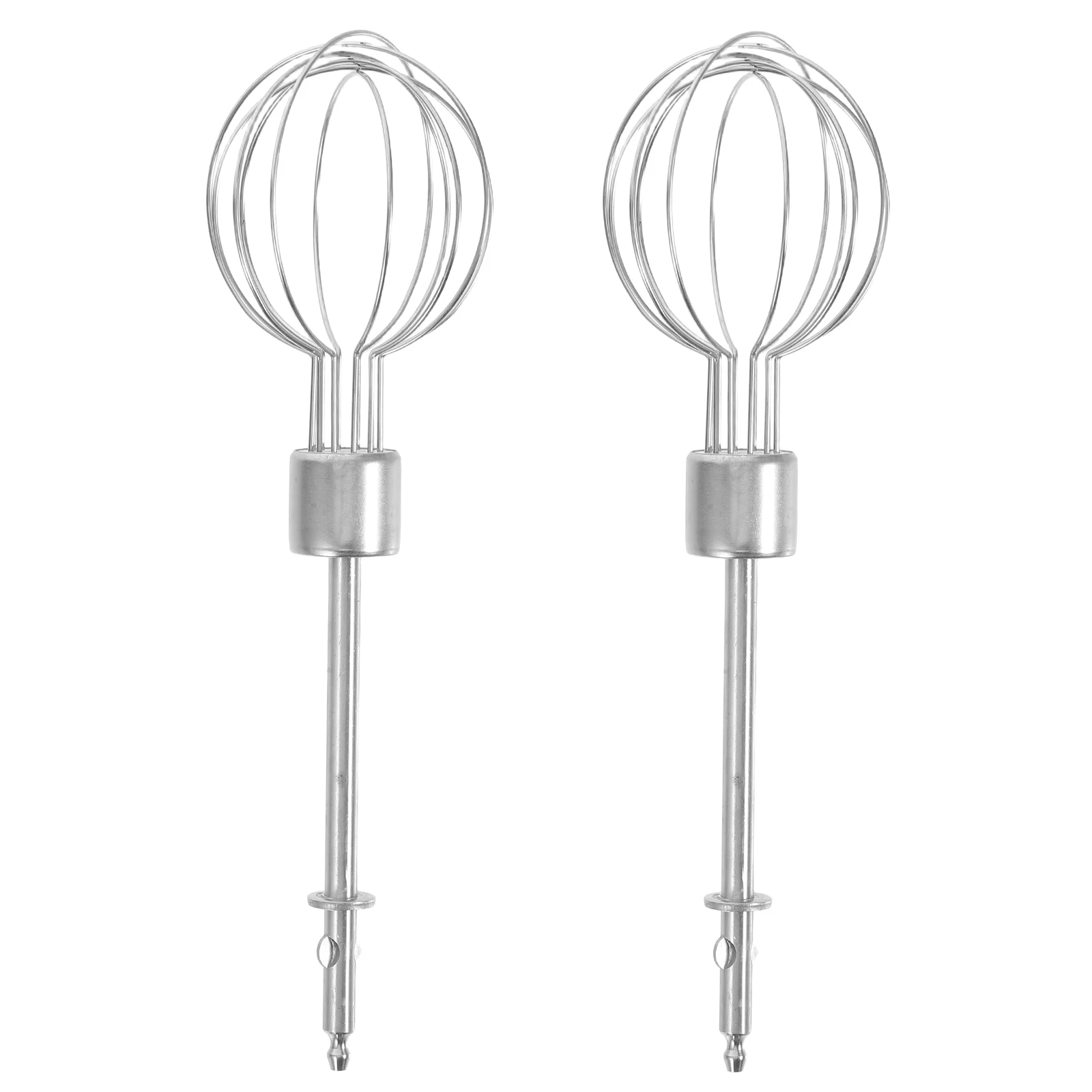 

2pcs Electric Milk Stirrer Dough Mixer Hand Tool Accessories Stainless Steel Egg Beater Mini Hand Mixer Cream Egg Whipping