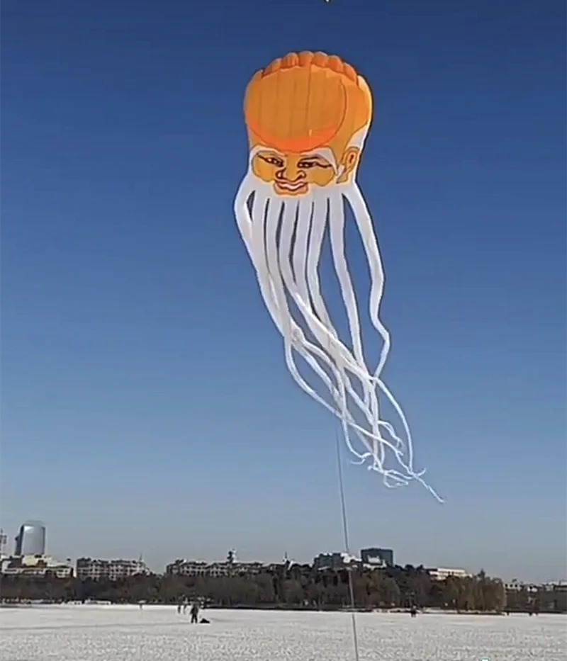 طائرة ورقية صينية تقليدية طويلة العمر طائرة ورقية على شكل الأخطبوط طائرة ورقية احترافية للطيران المظلي Papalote توجيه طائرة ورقية drachen vlieger