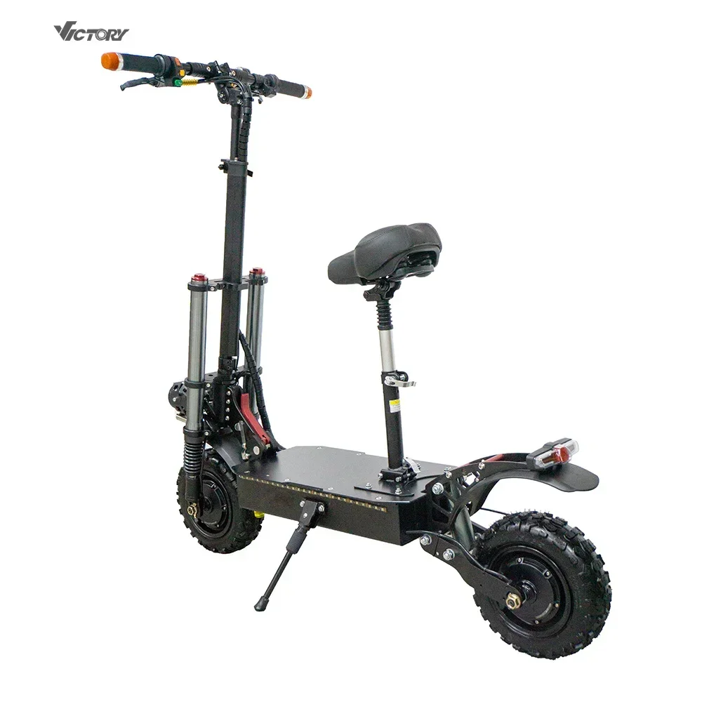 Drop shipping China cheap fast powerful fordable dual motor off road two wheel motorcycle mobile pure Electric Scooters escooter