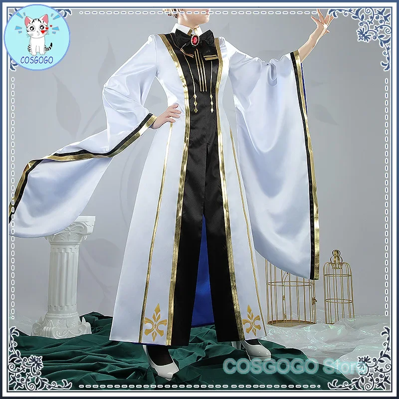 COSGOGO Game Fate/Grand Order Aesc Cosplay Costume FGO Halloween Outfits Aesc The Rain Witch Women New Suit Uniform