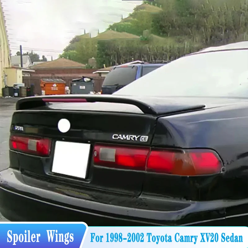 For 1998-2002 Toyota Camry XV20 Rear Trunk Spoiler Wings High Quality ABS Material Car Exterior Tuning Trim Body Kit Accessories