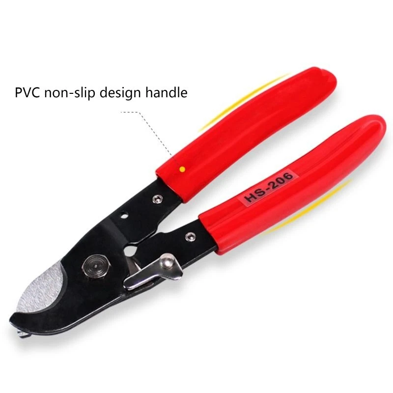 367D Practical Cable Cutter Cutting Wire Cutters HS-206 Aluminum Copper Cable Wire Cutter Cut Up to 35mm² Electric Hand Tools
