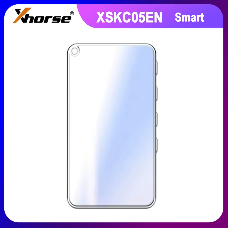 

1/2/5PCS Xhorse King Card Slimmest Universal Smart Key 4 Buttons XSKC05EN Sky Blue Color