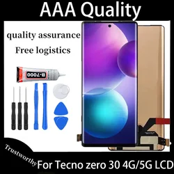 Tested AMOLED/TFT 6.78 inches For Infinix Tecno Itel Zero 30 X6731 X6731B LCD Display Touch Screen Digitizer Assembly Parts