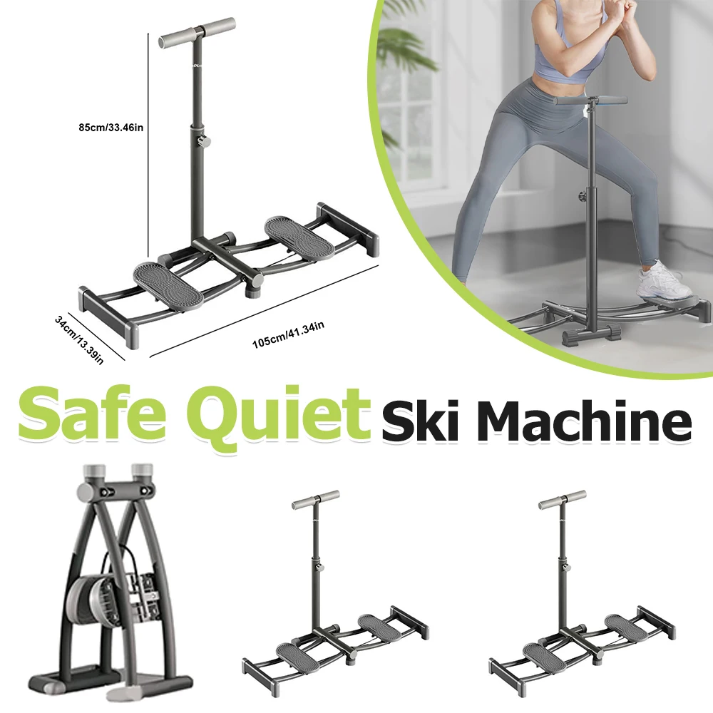 

Ski Machine Foldable Pelvic Floor Muscle Training Device Silent Hip Leg Exercise Tool for Body Muscle Strengthening Accessories