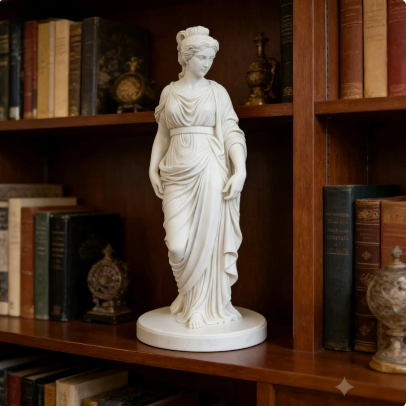 Estátua de Deusa Grega, Decoração Nórdica Exquisita para Sala de Estar, Mesa Lateral, Estudo, Figurino Artístico, Presente de Aniversário, Casamento, Inauguração de Casa