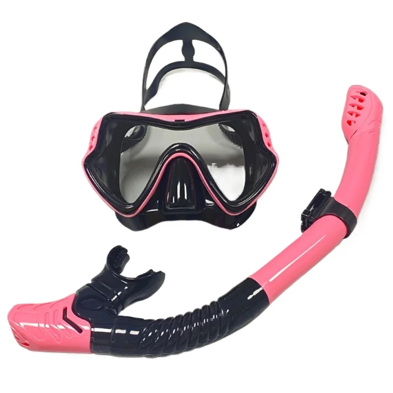 

Новый комплект для дайвинга: маска с большой силиконовой оправой и трубка для подводного плавания, для взрослых, для дайвинг-туров