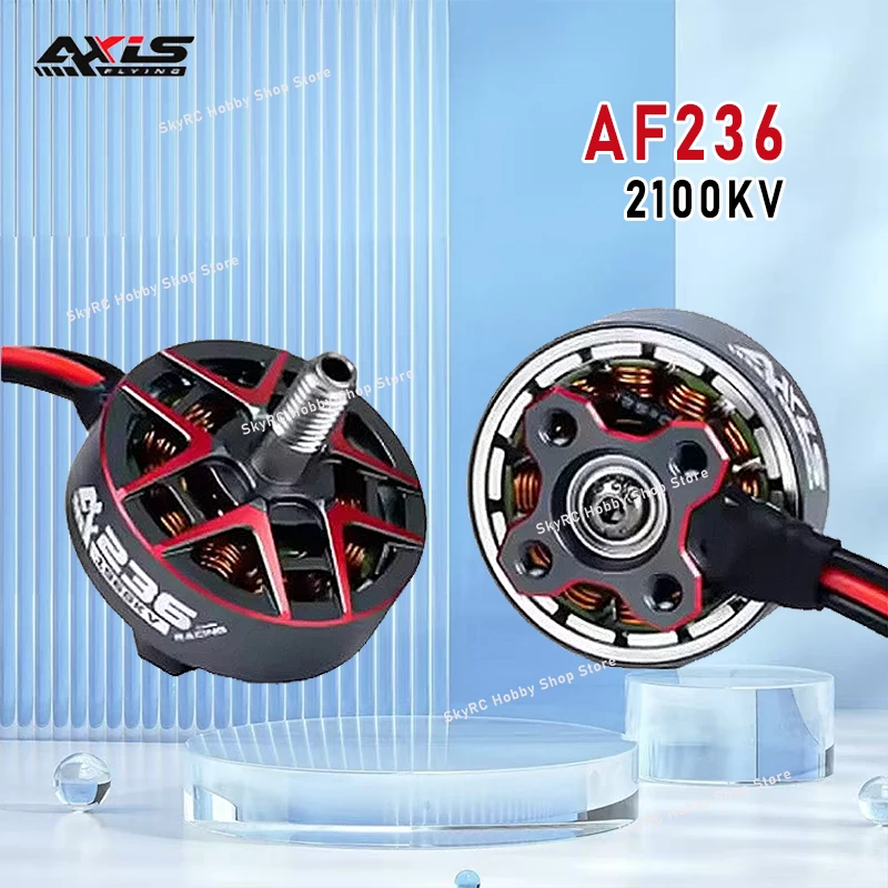 

Гоночный двигатель Axisflying AF236 — бесщеточный 2100KV 6S для 5/6-дюймового радиоуправляемого аксессуара для фристайла FPV