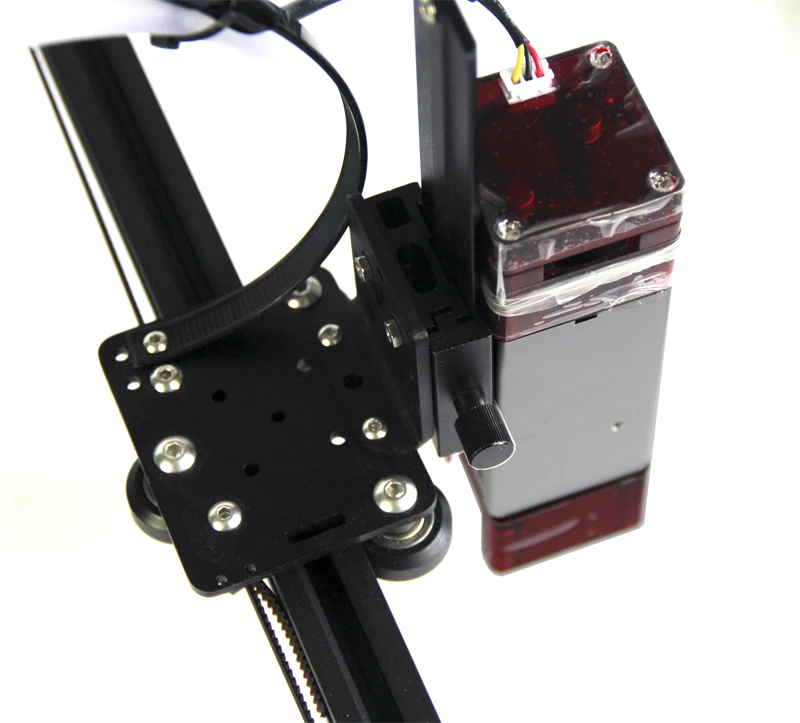 A0 LY Frame-Mounted Pulley Laser Cutting and Engraving Machine with 10W Offline Control Kit, Web, Wifi, Android App and Air Pump