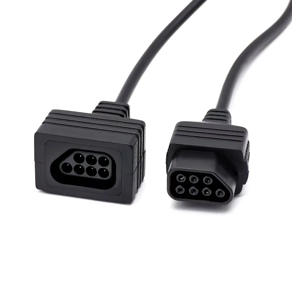 1.8m Classic Mini Lead 7Pin Game Controller Extension Cable Cord For NES