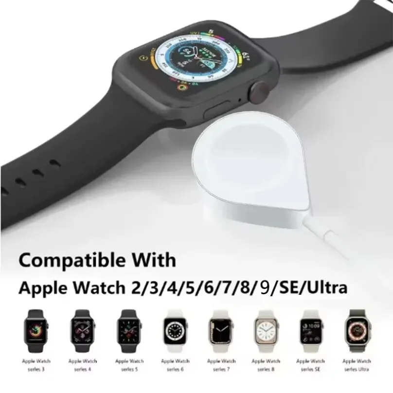 شاحن ساعة أبل مغناطيسي 3 في 2 USB C شاحن آيفون كابل شحن سريع متوافق مع ساعة أبل 9 8 7 6 5 4 3 2 1 SE