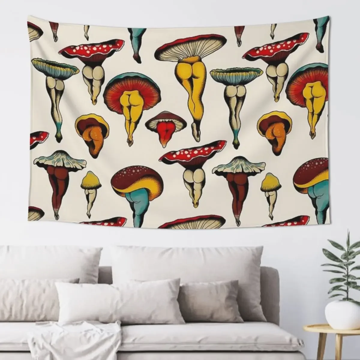 

sexy mushroom Tapestry Decorative Wall Mural Room Decorator Christmas Decoration Room Decorations Aesthetic Tapestry
