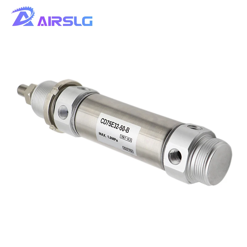 SMC type CD75 CD75E32 Air Cylinder Standard Double Acting Single Rod CD75E32-80 CD75E32-25 CD75E32-40 CD75E32-50 CD75E32-100 -10