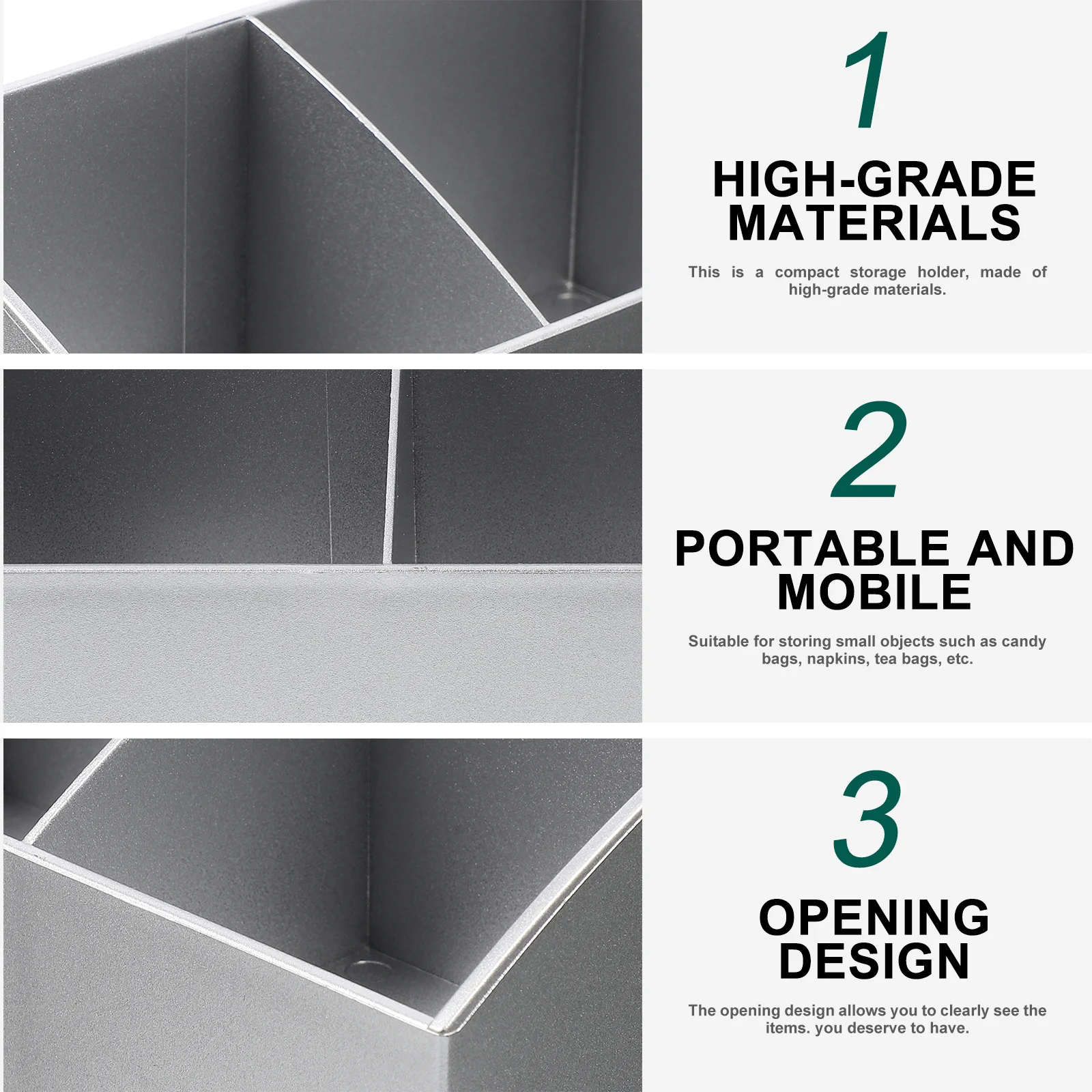 

Коробка-органайзер для чайных пакетиков, контейнер для хранения чая премиум-класса для дома, держатель для кофе и сливок, кухонная кладовая, пакет приправ для отеля