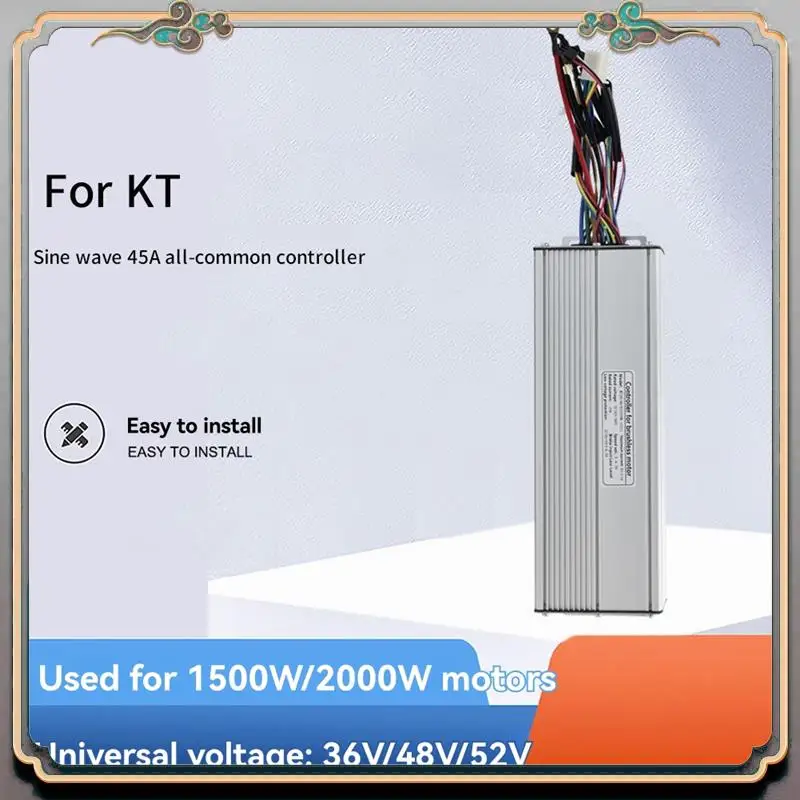 

Durable Electric Bike Controller 45A 48V/52V 18 Tube Controller For Ebike Motor Conversion For KT LCD Display