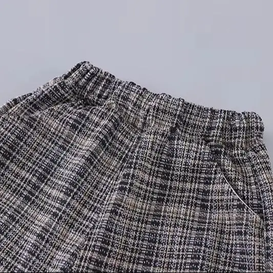 Jungen Glen Check Blazer Weste Anzug 3-teiliges Set Fliege T-Shirt Hose Kleinkind Gentleman Outfit Baumwollmischung Langarm 80-120 – Detail 5