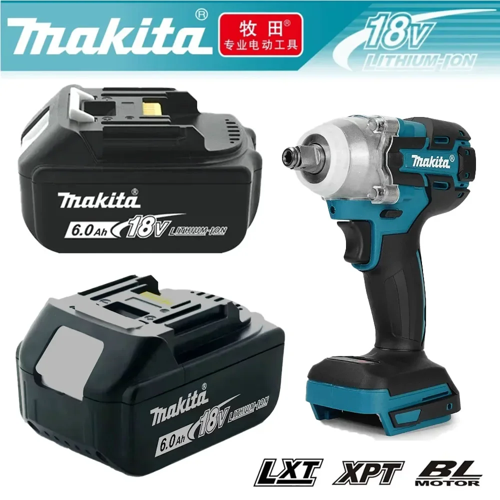 

Latest BL1860 Original Brand New 18V6A Rechargeable Makita Battery for MakitaBL1840 BL1850 BL1830 BL1860B LXT400 Tool DTW285