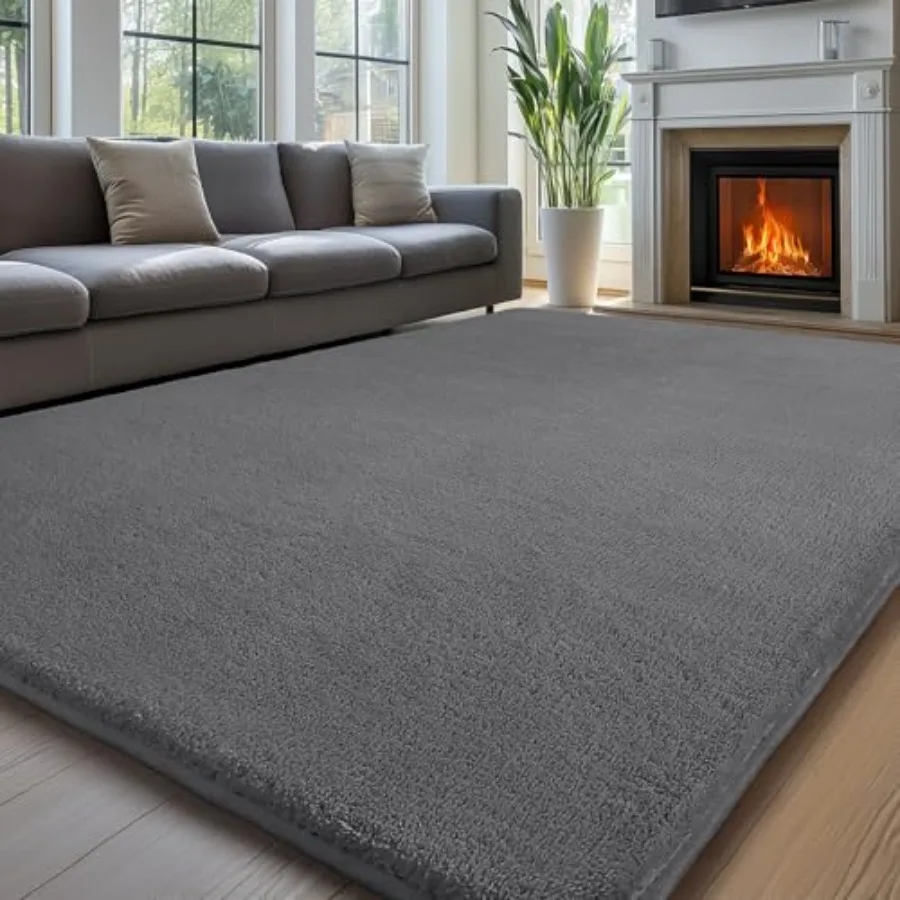 

9x12 Area Rugs for Living Room Soft Large Area Rug Fluffy Rugs for Bedroom 1Washable Non Slip Carpet Rug for Living Room