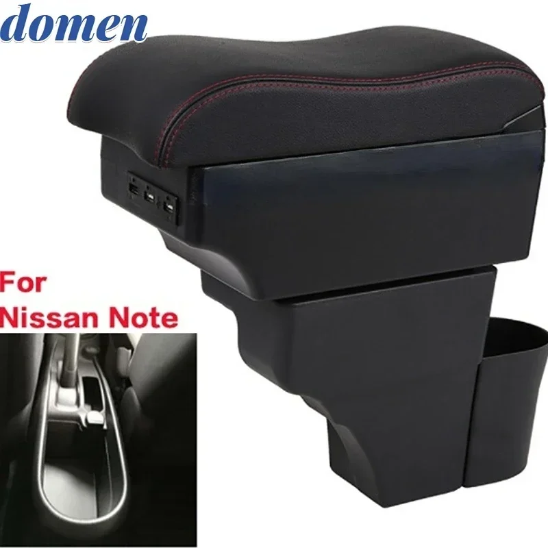 

For Nissan NOTE car armrest box Internal modification USB charging Ashtray Car Accessories