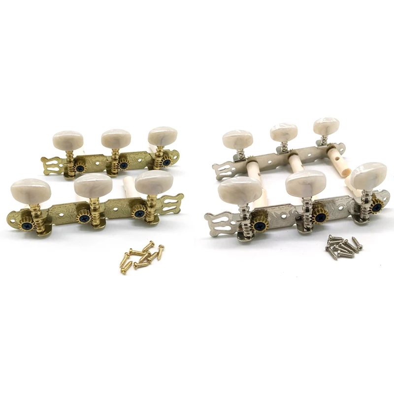 One Set Of Classical Guitar Tuning Keys Pegs Machine Heads String Tuning Pegs For Classic Guitar Accessory Part