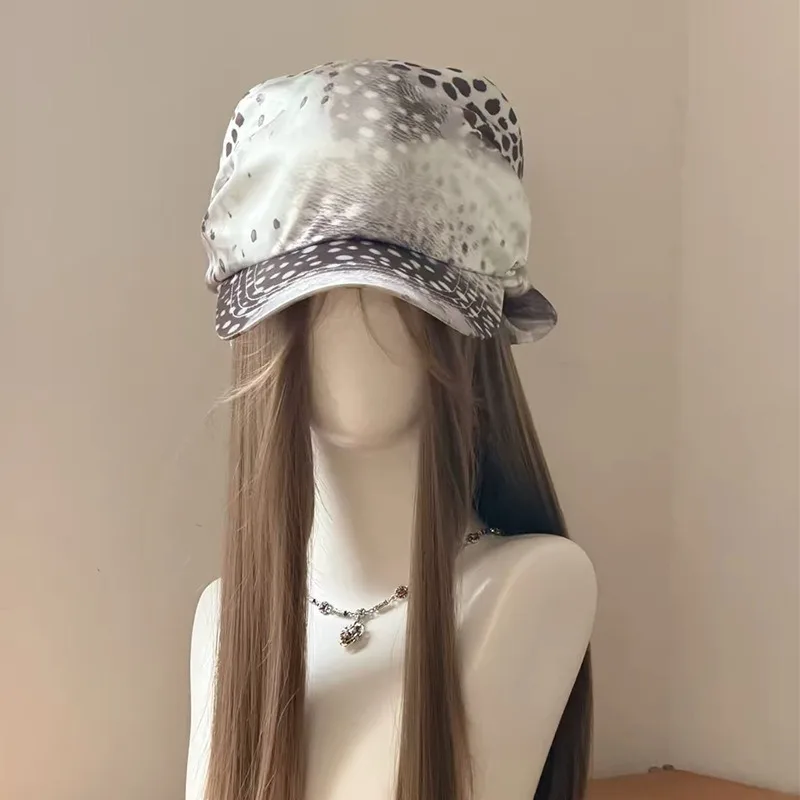Niche Spot Personality Fashion Strap Triangle Scarf Headband Hat Summer Street Thin Hip-hop Sun Cap Women Baseball Caps
