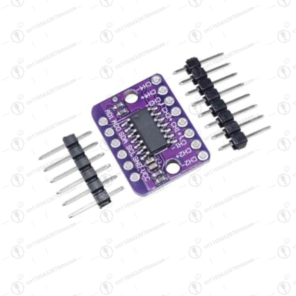 

MCP3424 programmable ADC-4 Channel Conversion Module