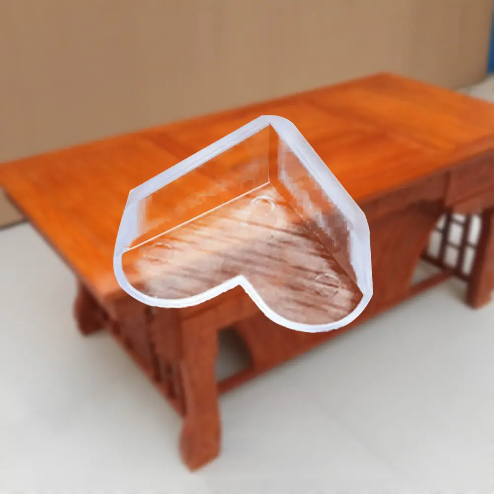

Transparent Heart Shape Corner Protectors for Babies - Clear Furniture Edge Guards for Safe Crawling and Walking At Home