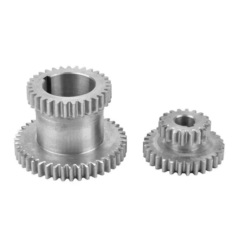 

Best Seller First 2pcs Metal High&low Transmission Main Duplicate Double Gear For SIEG C2 C3 G8688 G0765 BD-6 SOGI M1-250 CX704
