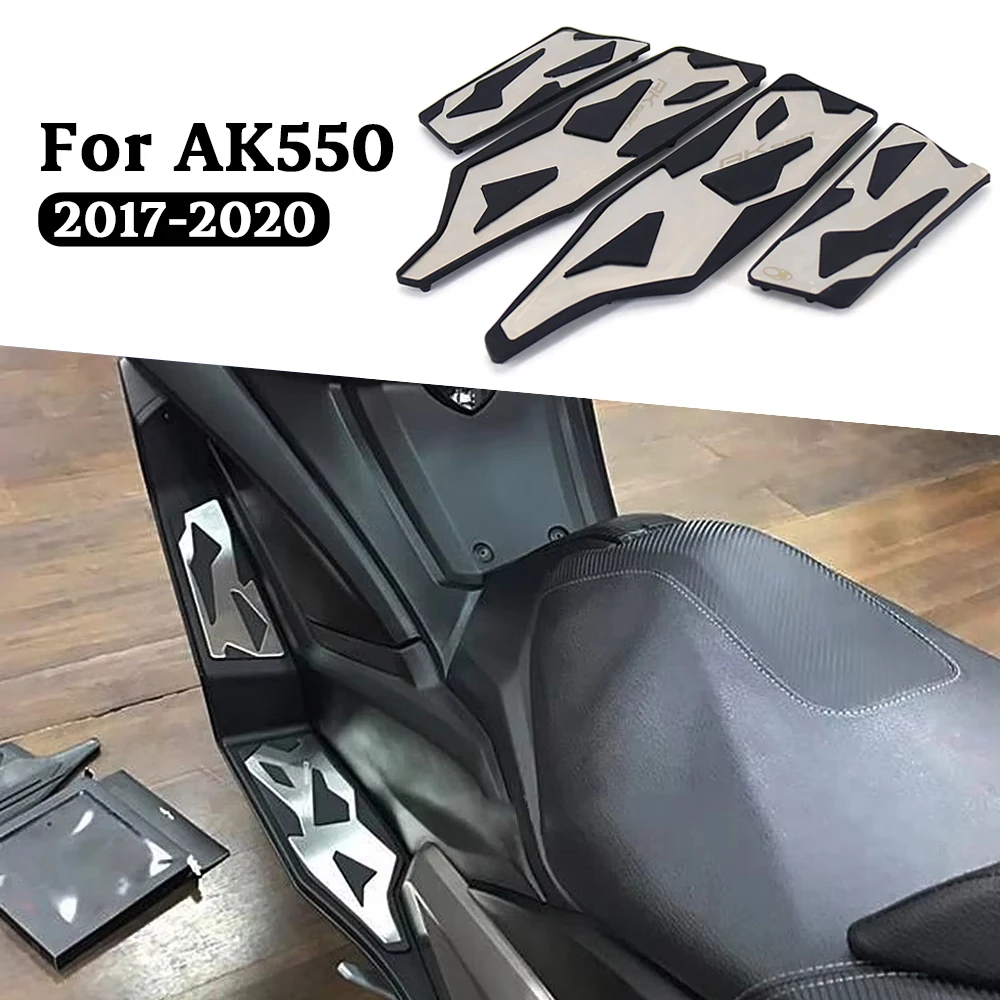 

AK550 Accessories Foot Pegs Motorcycle pedal Front and Rear Footrest Foot Pedal Kit For KYMCO AK 550 ak550 2017 2018 2019 2020