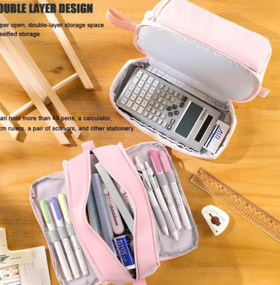Double-Layer Oxford Cloth Pencil Case description 7