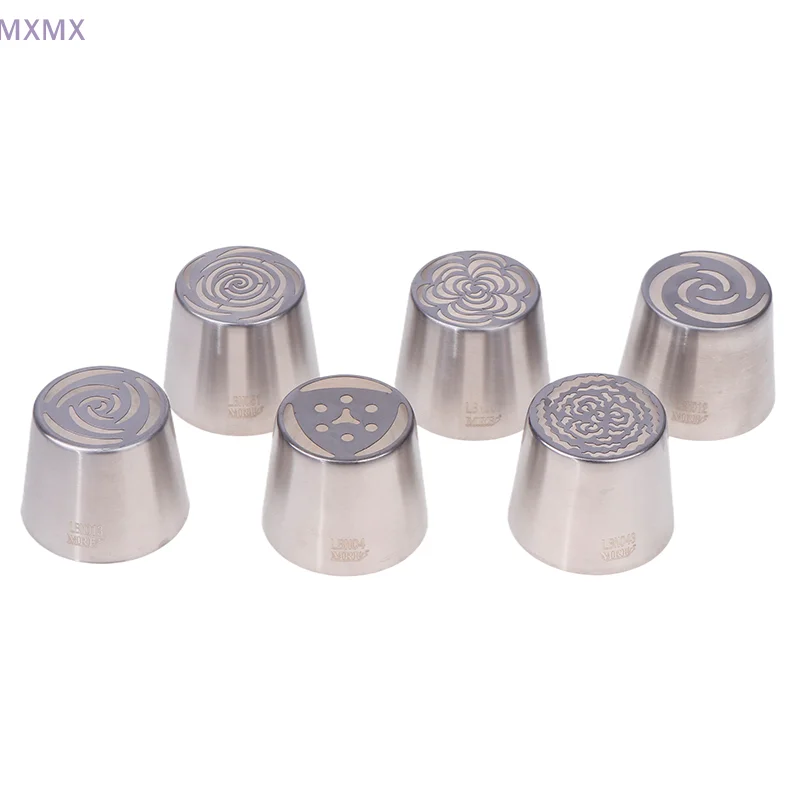 1 قطعة SL4/SL12/SL13/SL43/SL51/SL57 الفولاذ المقاوم للصدأ الروسية الجليد الأنابيب الفوهات DIY بها بنفسك المعجنات كعكة الجليد صقيع الفوهات أداة الخبز