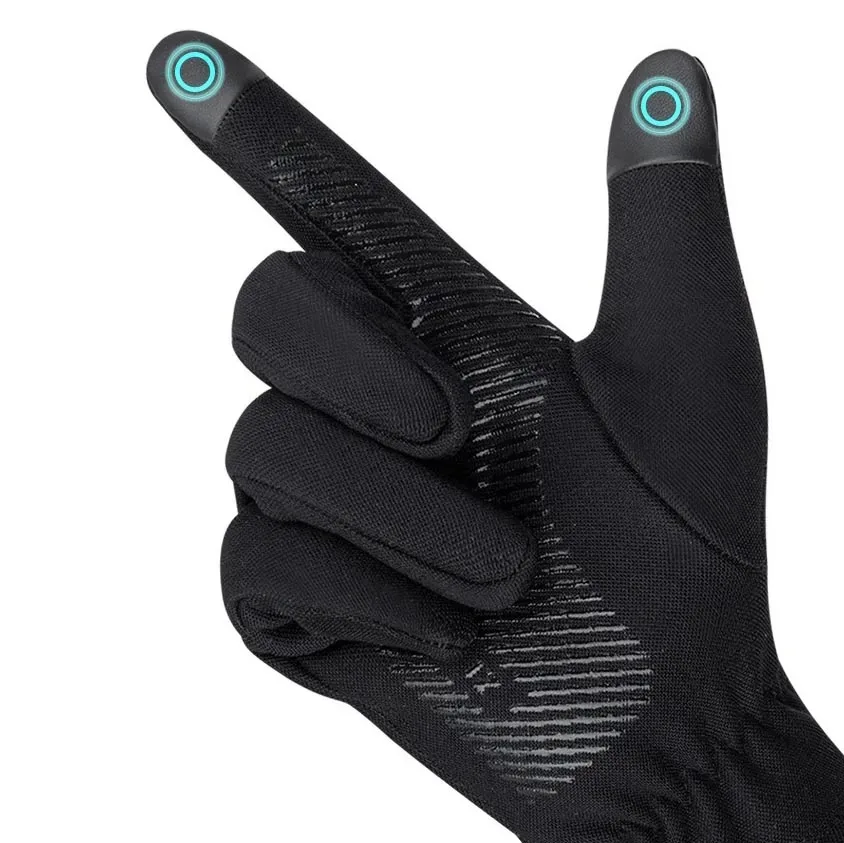 1 Par de Luvas de Verão em Seda Gelada com Tela Sensível ao Toque, Antiderrapantes, Impermeáveis, com Proteção Solar, para Pesca ao Ar Livre e Ciclismo