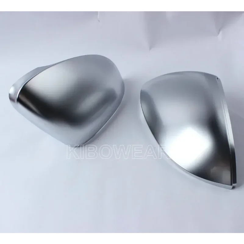 For VW Golf 8 VIII MK8 GTI GTD GTE R 2020 2021 2022 GTD 2pcs Side Mirror Covers Silver Matte Chrome Wing Mirror Caps