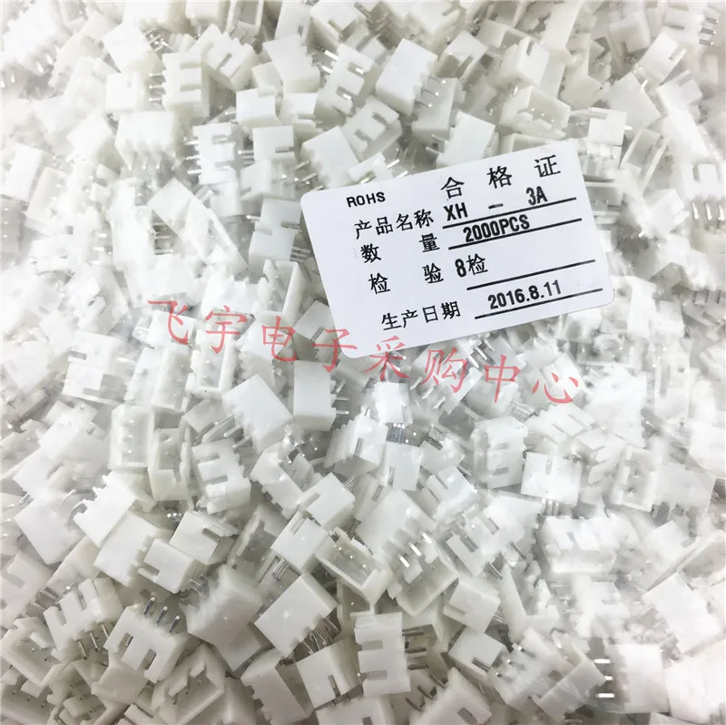 2000PCS XH2.54 connector straight pin socket XH-2A-3A-4A-5A-6A-7A-8A-9A-10P Wire Connectors Adaptor XH