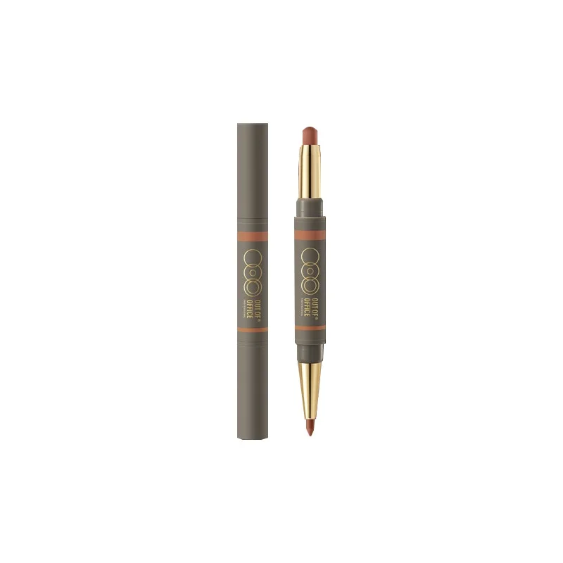 OutOf Office Double-ended Fiber Sculpted Shadow Lip Liner opvullend lippotlood contouren Naakt outofoffice Originele make-upcosmetica