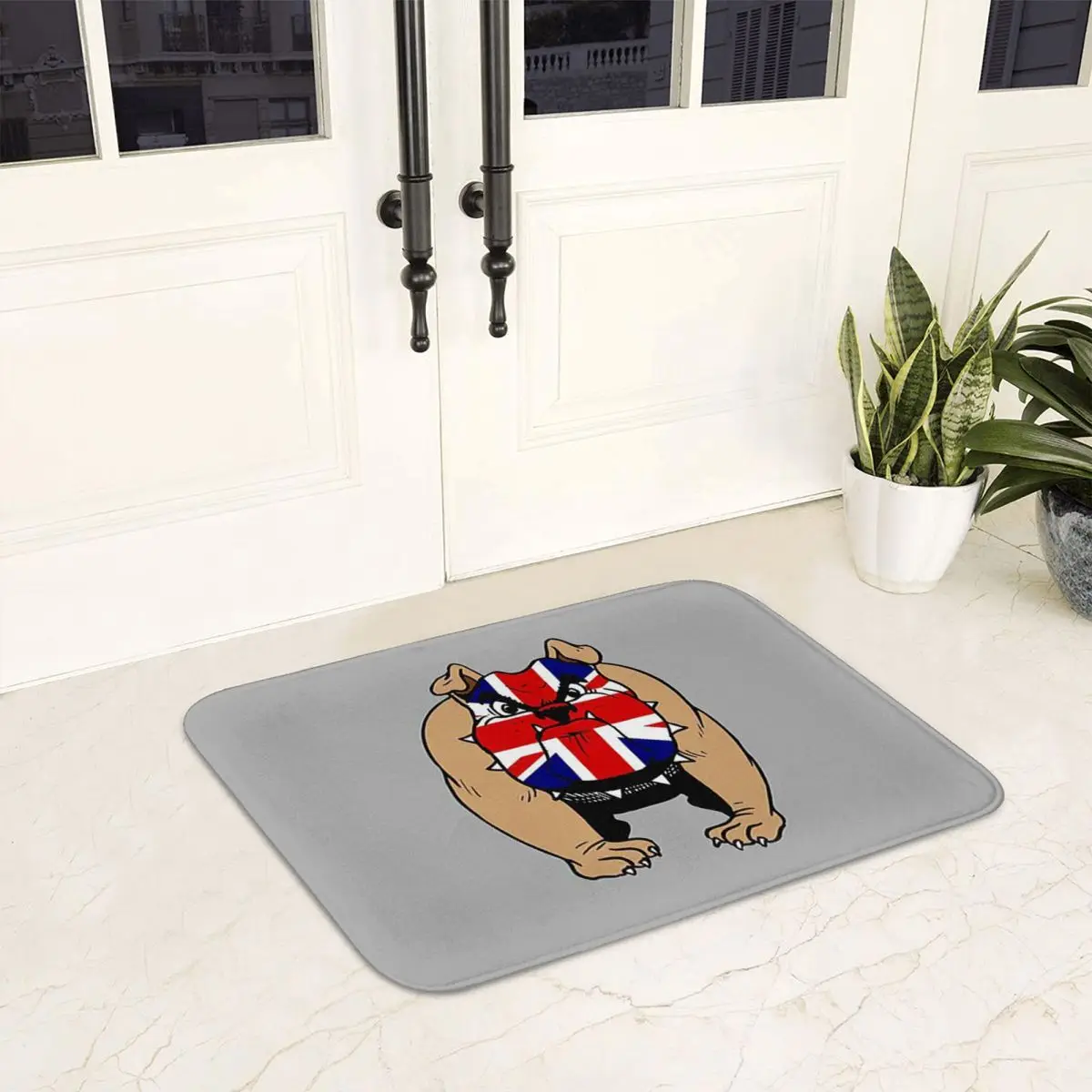 British Bulldog Bulldogs Great Britain Union Jack Flag GB Dog Doormat Bathroom Floor Mats Home Entrance Rugs Carpet Footpad