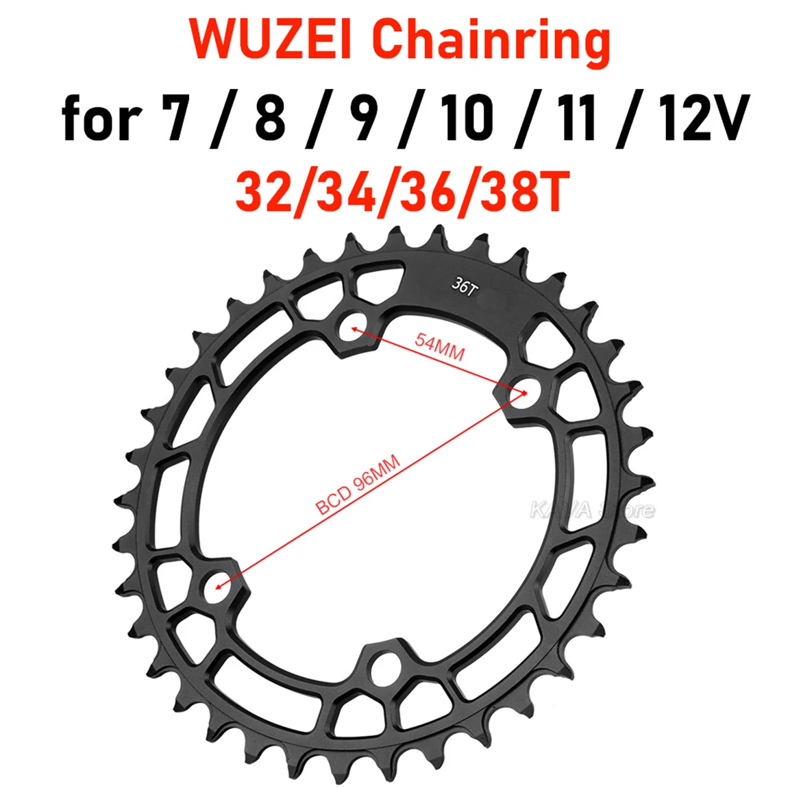 Shimano Deore 11-fach Kettenblatt M5100 Integriertes Kurbelgarnitur-Set MTB 10 11 12 Gang Pedivela 34T 36T 38T 32T Crown Fahrradkurbel – Detail 5