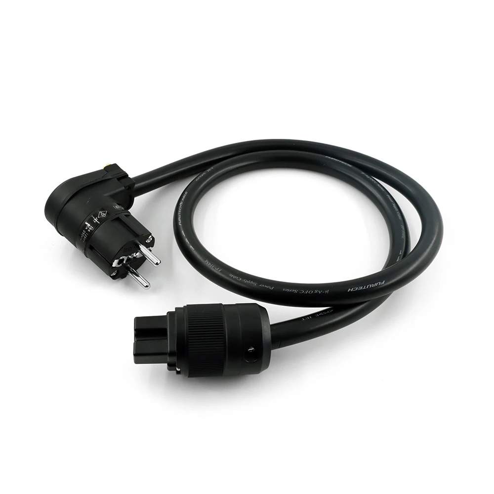 참조 등급 FP-314Ag AC 전원 코드 - OCC 은 코팅 도체, 증폭기/DAC용 Schuko EU 플러그 ​