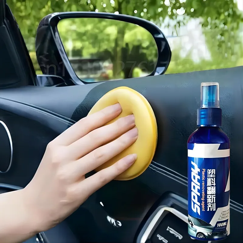 Car Plastic Restore Coating Agent Auto Plastic Rubber Exterior Repair Clean Refresh Restoration Agent Black Shine Seal Brighten