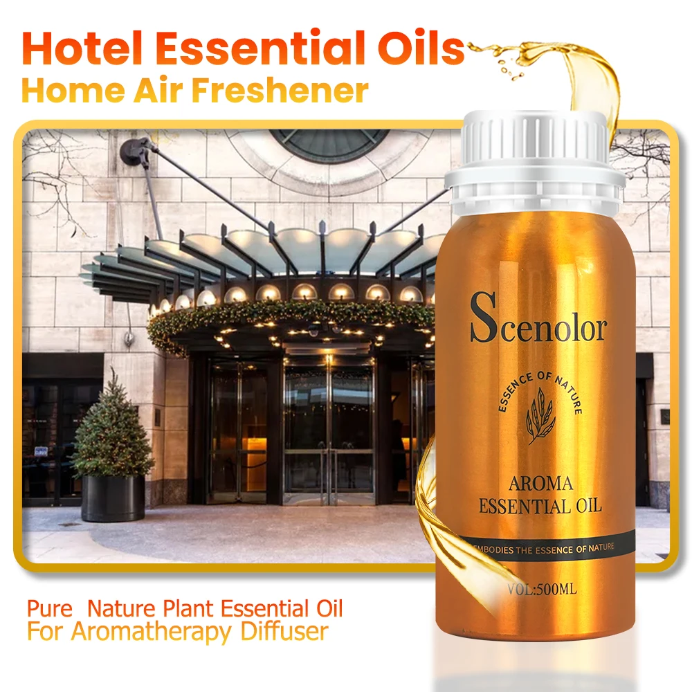 Four Season Hotel Perfume Oil 500ML Elektryczny dyfuzor Olej Domowy odświeżacz powietrza Czysty olej roślinny Dyfuzory trzciny Uzupełnienie oleju