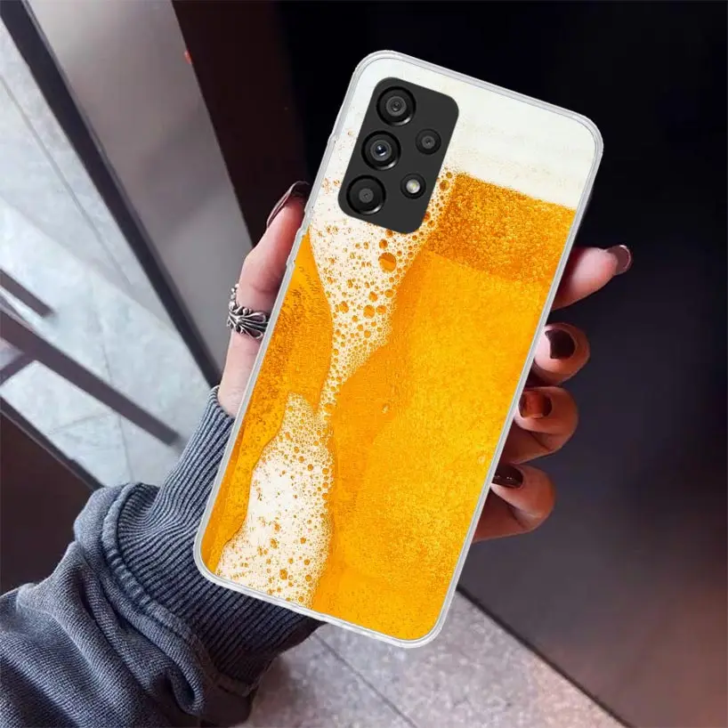 World Beers Alcohol Summer Bubble Phone Case for Samsung Galaxy A15 A25 A35 A55 A14 A24 A34 A54 A13 A23 A33 A53 A12 A22 A32 A52