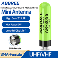 ABBREE AR-805S Mini Walkie Talkie SMA-Female Antenna UHF VHF Strong Signal for Baofeng UV-5R UV-5R Mini UV-32 UV-21PRO Ham Radio